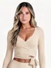 Cubierta de Manga Larga Yuan Yoga para Mujer, Top Deportivo Exterior, Estilo Puro Deseo con Correas, Ropa de Fitness, Chaqueta de Yoga