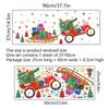 Regalo de Navidad Coche Cocodrilo Pegatinas de Pared Navideñas Dormitorio Sala de Estar Habitación Decorativa Pared Autoadhesiva Venta al por Mayor Pegatinas de Pared