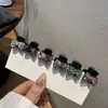 Mini Presilha de Franja Laço com Strass Coreano Fashionable Pequena Pinça Lateral para Cabelo Acessório de Cabelo de Alta Qualidade para Mulheres