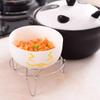 Suporte de Cozimento a Vapor de Aço Inoxidável, Suporte para Cozinhar Ovos no Vapor, Suporte Interno para Panela de Arroz, Panela de Pressão, Suporte de Cozimento a Vapor Multifuncional Mini com Pés Altos e Separação de Água