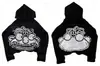 Sudadera con capucha para hombre Y2K Harajuku Hip Hop Estampado Gráfico de Dibujos Animados Pullover Moda Casual Holgada Sudaderas Hombre