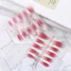 Unhas Usáveis, Unhas Pré-Fabricadas Semi-Acabadas, Arte de Unha Degradê Manchadada Feita à Mão, Pontas de Unha Coloridas, Unhas Postiças, Unhas Artificiais, Atacado de Fábrica