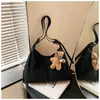 Moda Retro Bolso de Mujer para Viajes Transfronterizo Nuevo Estilo Versátil Bolso de Hombro Textura de Cuero Suave Gran Capacidad Bolso de Hombro