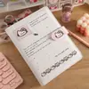 Caderno Fofo Tema Gato, Caderno Espiral com Cena de Pelúcia Personalizada, Caderno de Presente Criativo, Caderno Criativo Portátil, Personalizado