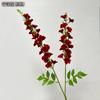 Delphinium de 2 Ramos para Casamento, Flor Artificial Peixe Dourado de 2 Cabeças, Material de Flor Fada de Seda, Flor Delphinium Fresca e Leve de Primavera