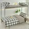 Dormitorio estudiantil cama individual litera juego de ropa de cama de tres piezas juego de edredón juego de seis piezas colchón juego completo