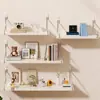 Estante de pared, estante de pared para mesita de noche, partición de una palabra, pared de sala de estar, estante para router sin perforaciones, estantería de pared