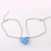 Pulsera de Bloques de Construcción para Pareja BFF Pulsera de Bloques de Construcción Dividida Pulsera con Colgante Creativo de Amistad Amor Equipo