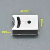 Bloco de fixação de plástico para porta de correr de box Acessórios para porta de correr Bloco anti-balanço para porta de vidro de banheiro Bloco anti-colisão em forma de montanha