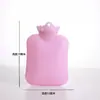 Bolsa de Água Quente Pequena de 500ml para Terapia Térmica, Aquecedor de Mãos Espesso à Prova de Explosão, Fabricante Atacadista