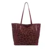 Estampado de leopardo, gran capacidad, casual, versátil, nuevo bolso de hombro, bolsa tote y bolso de axila
