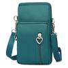 Bolsa para Celular Bolsa Transversal Feminina 2023 Nova Bolsa de Lona Coreana Casual Ombro Pequena Quadrada Bolsa de Pescoço Halter Bolsa de Pulso