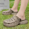 Zuecos Gruesos Nuevos en Stock de Fábrica para Hombre, Uso Exterior de Verano, Sandalias de Playa para Hombre Transfronterizas, Chanclas para Mujer al Por Mayor