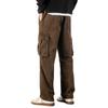 Overol Retro de Estilo Americano con Múltiples Bolsillos para Hombre, Pantalones Casuales Rectos Holgados de Marca a la Moda, Algodón para Toda Ocasión, Pantalones Largos de Primavera y Otoño