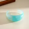 Pulseira Elástica de Acrílico Irregular em Forma de Losango Europeia e Americana, Pulseira Geométrica Exagerada Personalizada Transfronteiriça, Joia de Mão de Nicho de Alta Qualidade