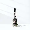 Llavero Schnauzer Colgante para Bolso Impermeable Llavero de Felpa Adorno de Cachorro de Peluche Accesorio para Mochila Cordón