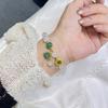 Pulsera de ágata natural de diseño original Guofeng, pulsera de calcedonia DIY, temperamento antiguo, accesorios retro para ropa china