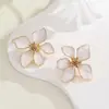 Explosiones europeas y americanas moda pendientes de flor de gota de aceite para mujer atmosféricos de alto nivel temperamento pendientes simples s925 pendientes al por mayor