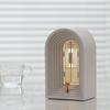 Luz Nocturna Altavoz Bluetooth Escandinavo Carga USB Decoración de Escritorio para Sala de Estar Lámpara de Mesa Luz Ambiental para Dormir de Noche para Dormitorio