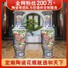 Jarrón de porcelana azul y blanco pintado a mano con paisaje, de cerámica de Jingdezhen, tamaño grande, adecuado para sala de estar o vestíbulo, decoración de inauguración de hotel
