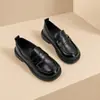 Zapatos Pequeños de Cuero Estilo Británico para Niñas 2026 Otoño Nuevos Mocasines Zapatos de Desempeño Escolar para Niños Niñas Suela Suave Estilo Academia