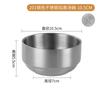 Tigela de Aço Inoxidável 304 de Camada Dupla Tigela de Arroz Coreana Mais Tigela de Sopa Anti-Queda Tigela Palaciana Espessada Grande Capacidade Tigela de Macarrão