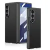 Adecuado para Samsung Zfoldable7 Funda para Teléfono Móvil Pantalla Plegable Nueva Pintura Metálica Cuero de Pigmento Puro Moda Funda de Cuero Anti-Caídas para Hombres y Mujeres