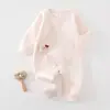 Mameluco cálido de mariposa para bebé para otoño e invierno, ropa de recién nacido Clase A, mameluco unisex para bebé, traje de una pieza engrosado para gatear
