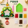 Nuevo kit de pintura de diamantes de Navidad, una manualidad DIY divertida y creativa para niños, con pedrería brillante y pegatinas de diamantes de formas únicas, perfecto como regalo de Año Nuevo transfronterizo