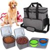 Bolsa de armazenamento de viagem para animais de estimação com logotipo imprimível de fábrica, bolsa para cachorro de carro, bolsa para gato, armazenamento com ombro, portátil, bolsa de gelo