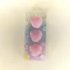 Esponja de Maquiagem Ovo de Beleza Manga Fruta Sem Látex Aumento ao Molhar Esponja Ovo para Pó de Maquiagem Uso Duplo Seco e Molhado