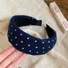 Estilo Coreano Estampado de Tela Estrella Corazón Aro Simple Moderno Para el Trabajo Accesorios para el Cabello Lujo Ligero Sensación de Alta Gama Versátil Tocado Venta al por Mayor