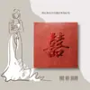Luomei Móveis para Casa 50 Mini Envelopes Vermelhos para Bloqueio de Porta de Casamento, Sacos Criativos de Envelope Vermelho para Bloqueio de Porta de Casamento, Envelopes de Dinheiro da Sorte