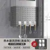 Capa para Aquecedor de Água Cinza, Painel Decorativo para Tubo de Gás, Tampa Embelezadora, Painel Perfurado sem Furo, Painel para Esconder Defeitos