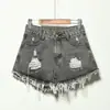 AliExpress Novos Shorts Jeans Femininos Europeus e Americanos Soltos de Perna Larga Hot Pants Cor Clara Finos Shorts para Meninas Atacado