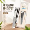 Tesoura de Unha Dobrável Cortador de Unha Aço Inoxidável Tesoura de Unha Abertura Grande Ferramentas de Manicure Embalado Individualmente