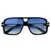CAZ 6023 Moda Europea y Americana Transfronteriza Lujo Ligero Placa Cuadrada Retro Tendencia de Vacaciones Gafas de Sol para Hombres y Mujeres Fiesta Exterior