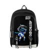 2024 Novo Produto Transfronteiriço Série Robô Universo Astro Bot Mochila Escolar para Estudante Bolsa Mensageiro Estojo