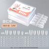 Esmalte de Uñas Escarchado Codificado, Esmalte de Uñas para Manos, 100 Cajas, Sin Grabado, Sin Rastros, Esmalte de Uñas Completo