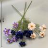 Rueda de Explosiones al por Mayor Fengju Adornos de Flores Decorativas para Sala de Estar Flor Falsa Pastoral Rama Única 5 Centaurea