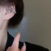 Clip de oreja metálico con forma de serpiente de circón, Año de la Serpiente, para mujer, Nuevo estilo chino, Único y moderno, Pendientes sin perforación