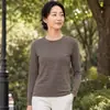 Nueva colección de otoño de la fábrica de ropa: Prenda base de manga larga a rayas de forro polar de doble cara engrosado, disponible para personalización OEM/ODM basada en los diseños proporcionados