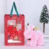 Presente de Ano Novo Transfronteiriço Presente de Dia dos Namorados Ursinho de Pelúcia Natal Flor Eterna Unicórnio Rosa de Natal Ursos Atacado