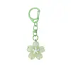 Chaveiro Pingente Flor de Cerejeira com Contas Coloridas em Forma de D DIY Florzinha Dopamina Acessório de Celular Decoração Portátil Venda por Atacado