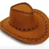 Chapéu de Cavaleiro Americano Cowboy Ocidental Chapéu de Sol de Palco para Homens e Mulheres Chapéu de Cavaleiro Casual da Pradaria Mongol Chapéu de Viagem
