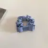 Goma para el Cabello con Lazo Satinado Tridimensional para Mujer, Adecuada para Viajes Diarios, Cuerda para el Cabello, Accesorio Elástico para el Cabello, Goma para el Cabello Transfronteriza al por Mayor