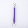 Fabricantes de fonte corda de mola plástica corrente de mola plástica cordão de mola espiral telescópico chaveiro corda anti-perda