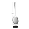 Cuchara de Servir de Acero Inoxidable para Autoservicio, Cuchara de Servir Extensa para Hotel y Restaurante, Cuchara de Servir Grande para Cafetería, Cuchara de Servir, Espátula de Servir