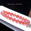 Pulseira de Cristal Morango Rosa Cristal de Morango Vermelho Pombo Círculo Único Cristal Rosa Gelo Através de Múltiplos Círculos Pulseira de Meninas para Namoradas