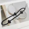 Cadena de Teléfono Móvil Corazón Colorido Casual con Cuentas Lanyard de Muñeca Coreano Park Caiying Colgante Personalizado Corto con Cuentas